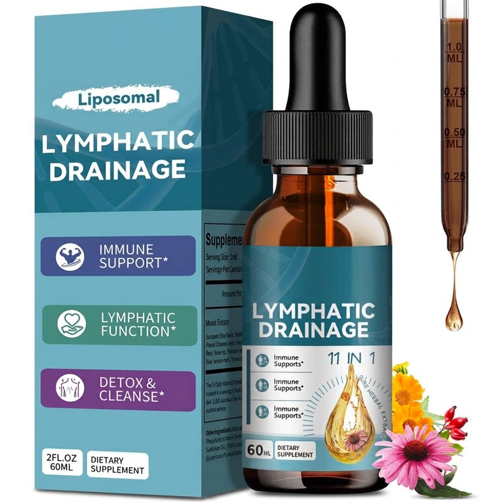 Liposomal Lymphatic Drainage Drops (Sample Old Bottle)